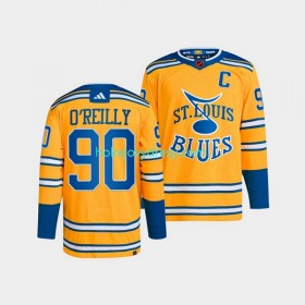 Pánské Hokejový Dres St. Louis Blues Ryan O Reilly 90 Adidas 2022-2023 Reverse Retro Žlutá Authentic